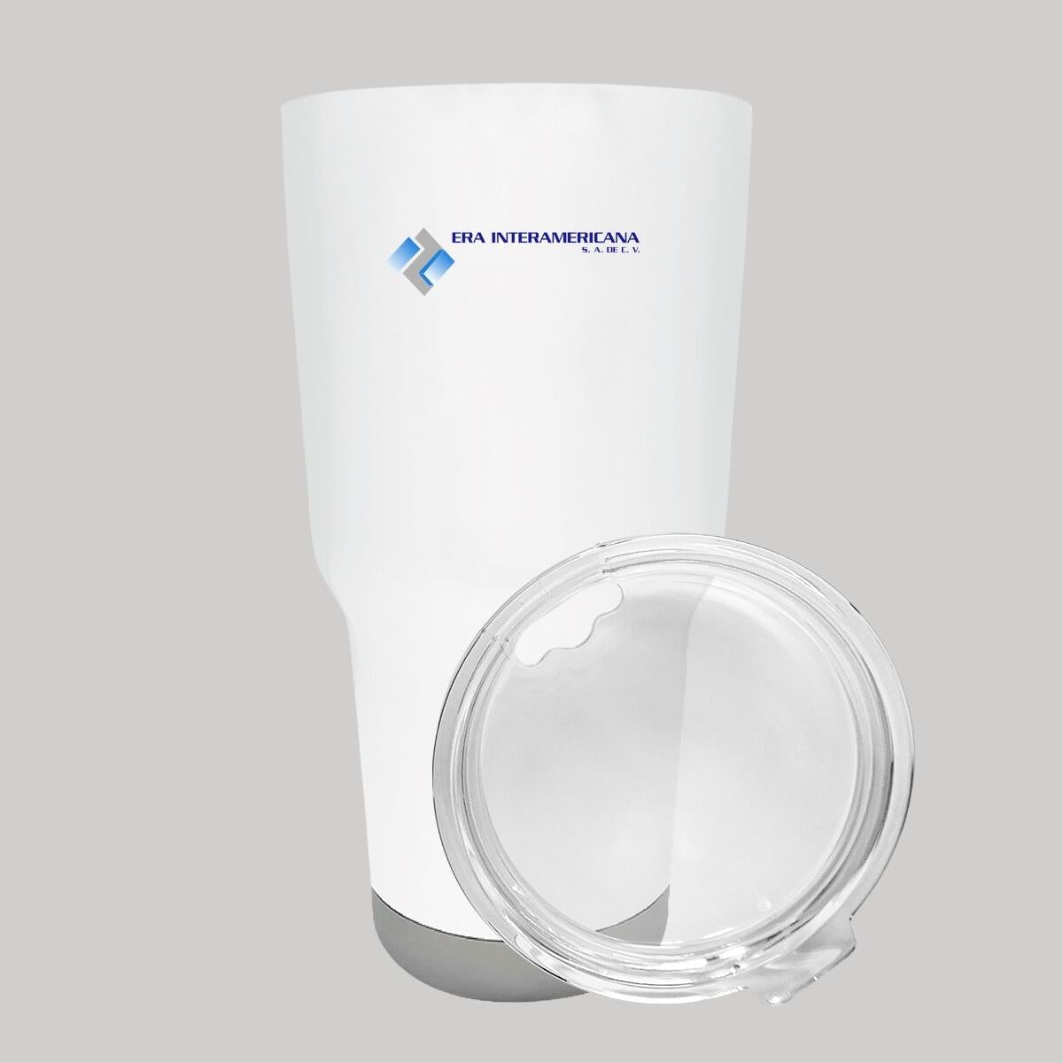 Termo Vaso Térmico 30 Oz Blanco Personalizable Logo