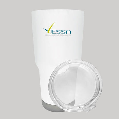 Termo Vaso Térmico 30 Oz Blanco Personalizable Logo
