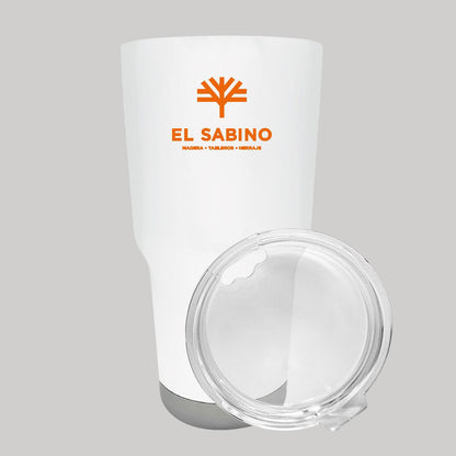 Termo Vaso Térmico 30 Oz Blanco Personalizable Logo