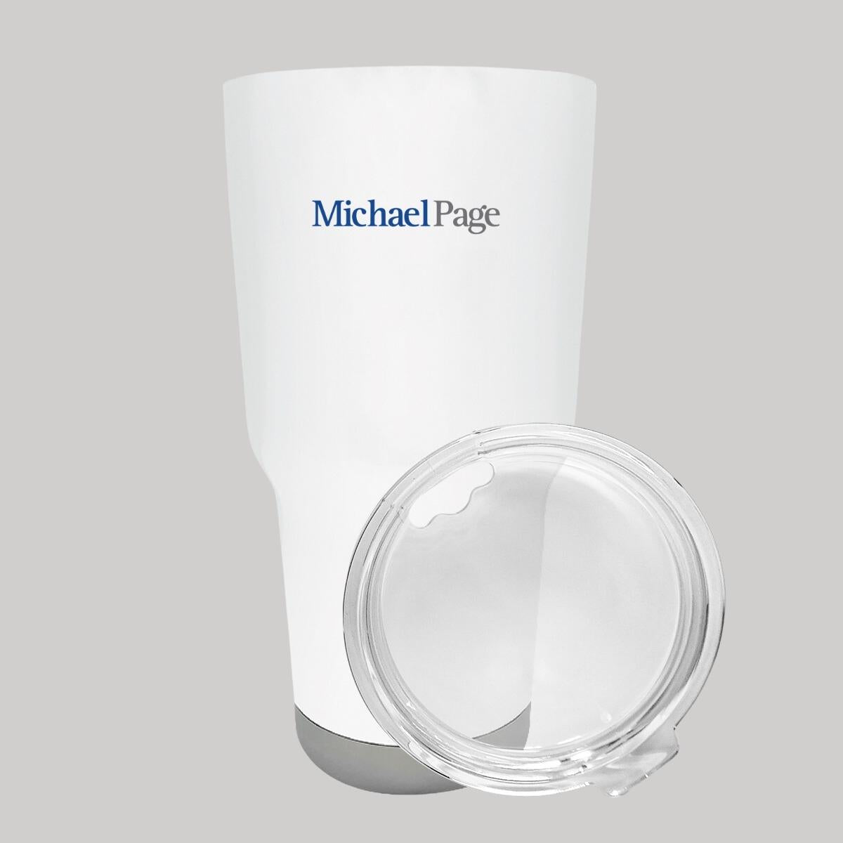 Termo Vaso Térmico 30 Oz Blanco Personalizable Logo