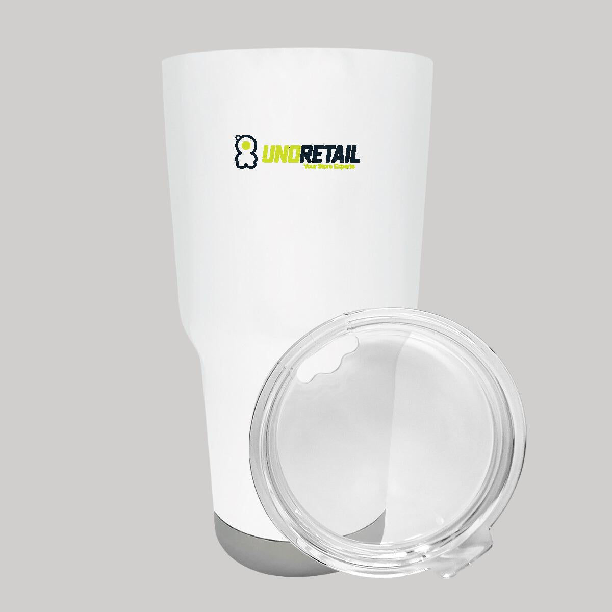 Termo Vaso Térmico 30 Oz Blanco Personalizable Logo