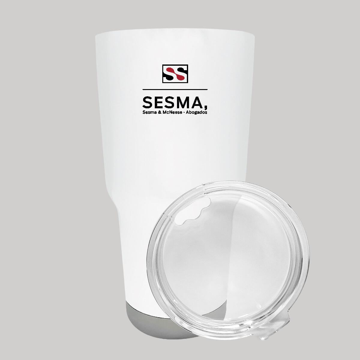 Termo Vaso Térmico 30 Oz Blanco Personalizable Logo
