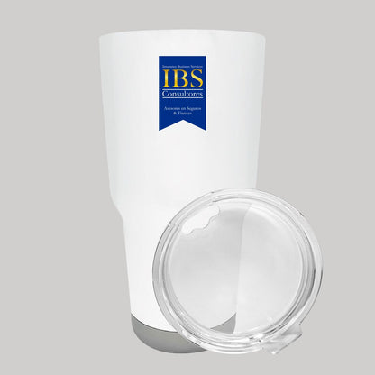 Termo Vaso Térmico 30 Oz Blanco Personalizable Logo