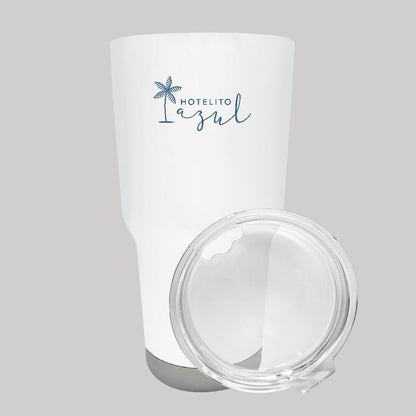 Termo Vaso Térmico 30 Oz Blanco Personalizable Logo