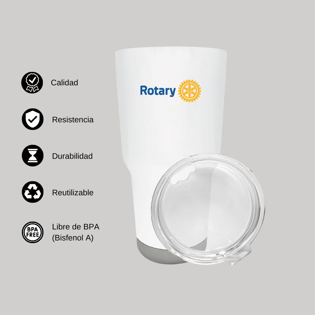 Termo Vaso Térmico 30 Oz Blanco Personalizable Logo