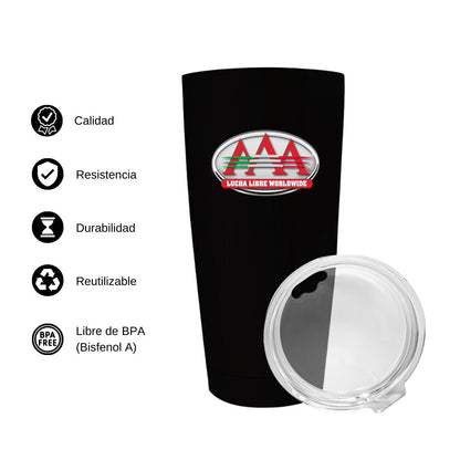 Termo Vaso Térmico 20 Oz Negro Personalizable Logo