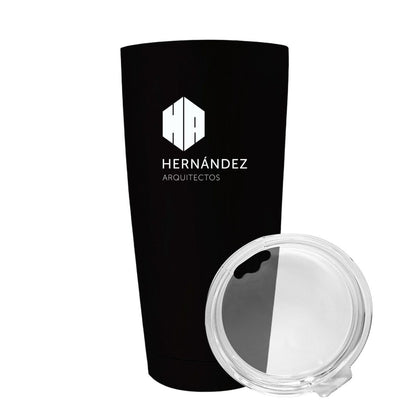 Termo Vaso Térmico 20 Oz Negro Personalizable Logo