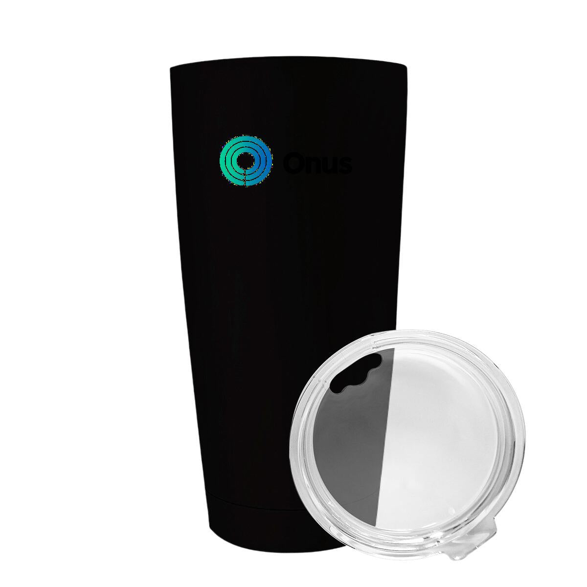 Termo Vaso Térmico 20 Oz Negro Personalizable Logo