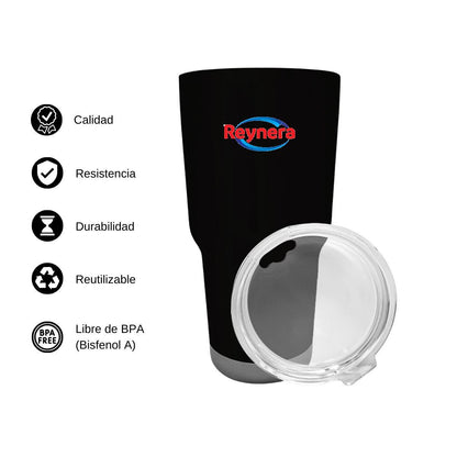Termo Vaso Térmico 30 Oz Negro Personalizable Logo