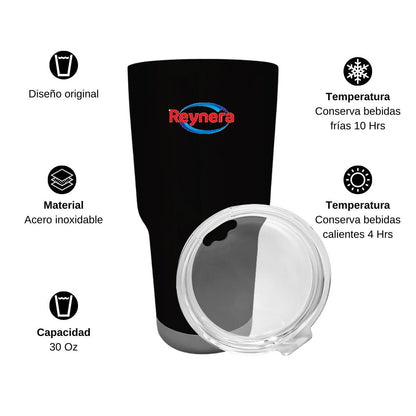 Termo Vaso Térmico 30 Oz Negro Personalizable Logo