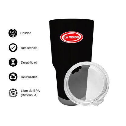 Termo Vaso Térmico 30 Oz Negro Personalizable Logo