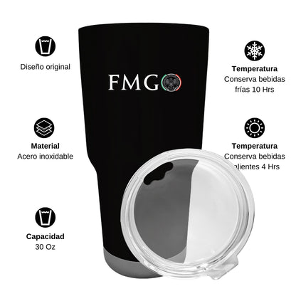 Termo Vaso Térmico 30 Oz Negro Personalizable Logo