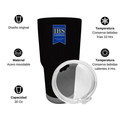 Termo Vaso Térmico 30 Oz Negro Personalizable Logo