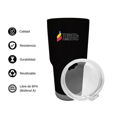 Termo Vaso Térmico 30 Oz Negro Personalizable Logo