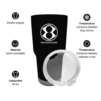 Termo Vaso Térmico 30 Oz Negro Personalizable Logo