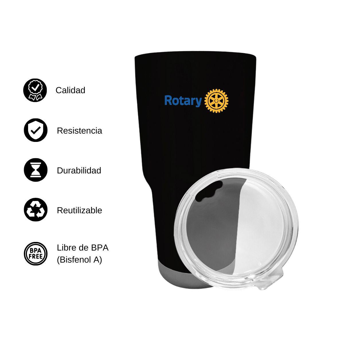 Termo Vaso Térmico 30 Oz Negro Personalizable Logo