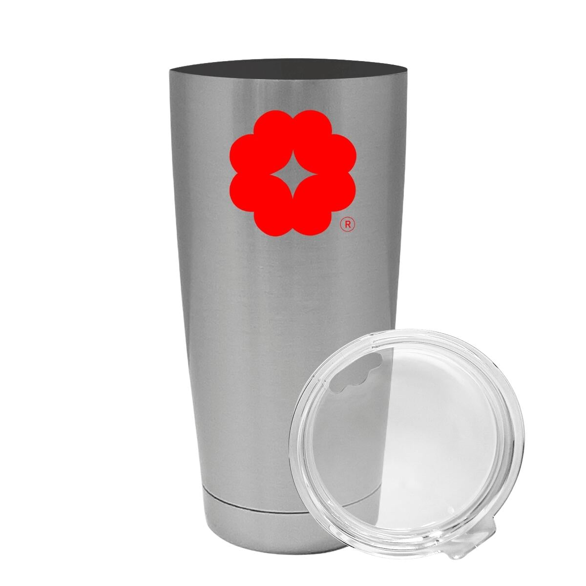 Termo Vaso Térmico 20 Oz Plata Personalizable Logo