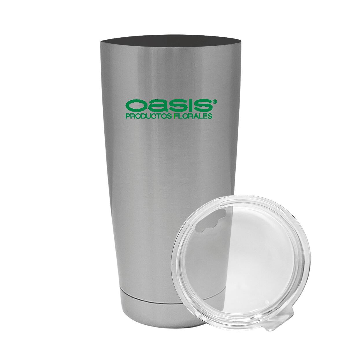 Termo Vaso Térmico 20 Oz Plata Personalizable Logo