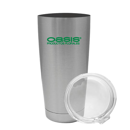 Termo Vaso Térmico 20 Oz Plata Personalizable Logo