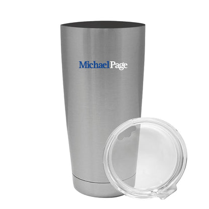 Termo Vaso Térmico 20 Oz Plata Personalizable Logo