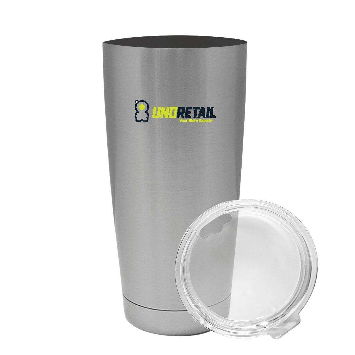 Termo Vaso Térmico 20 Oz Plata Personalizable Logo