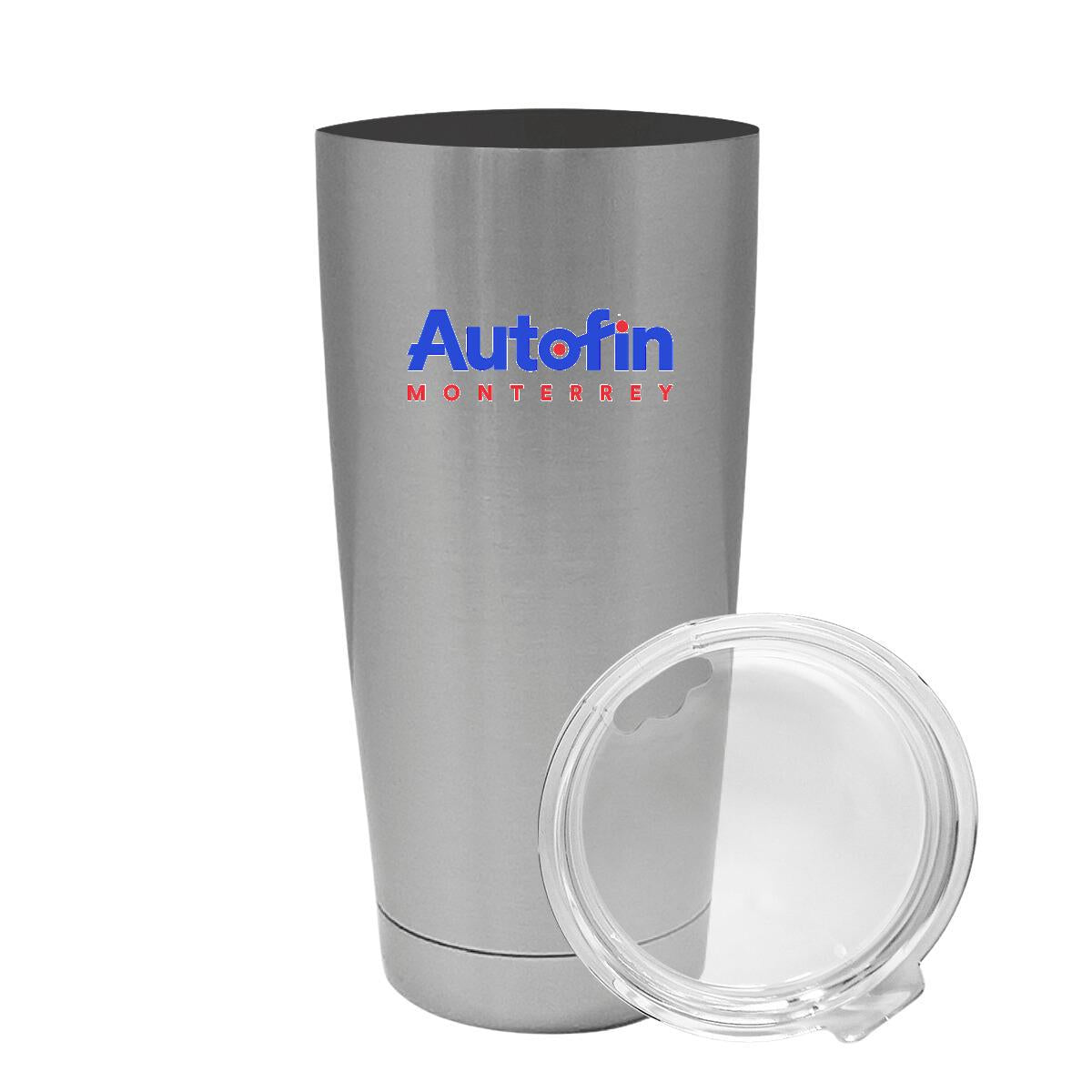 Termo Vaso Térmico 20 Oz Plata Personalizable Logo