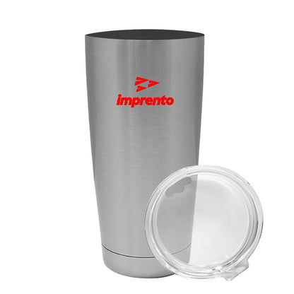 Termo Vaso Térmico 20 Oz Plata Personalizable Logo