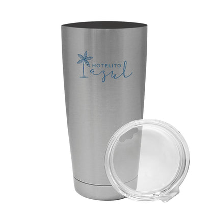Termo Vaso Térmico 20 Oz Plata Personalizable Logo