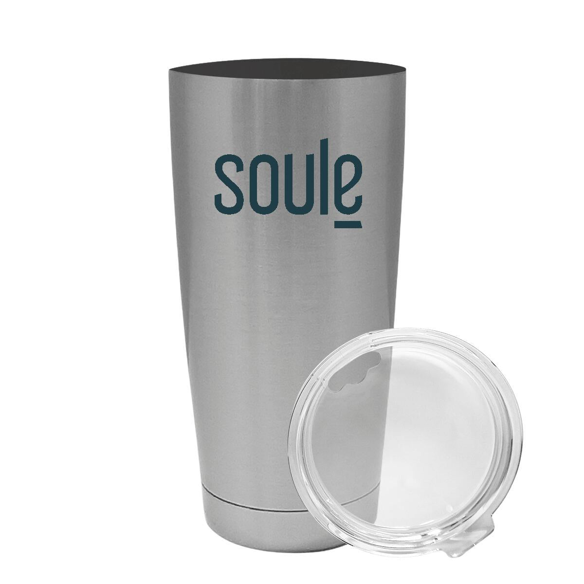 Termo Vaso Térmico 20 Oz Plata Personalizable Logo