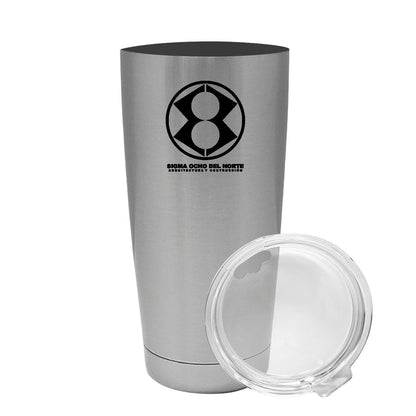 Termo Vaso Térmico 20 Oz Plata Personalizable Logo