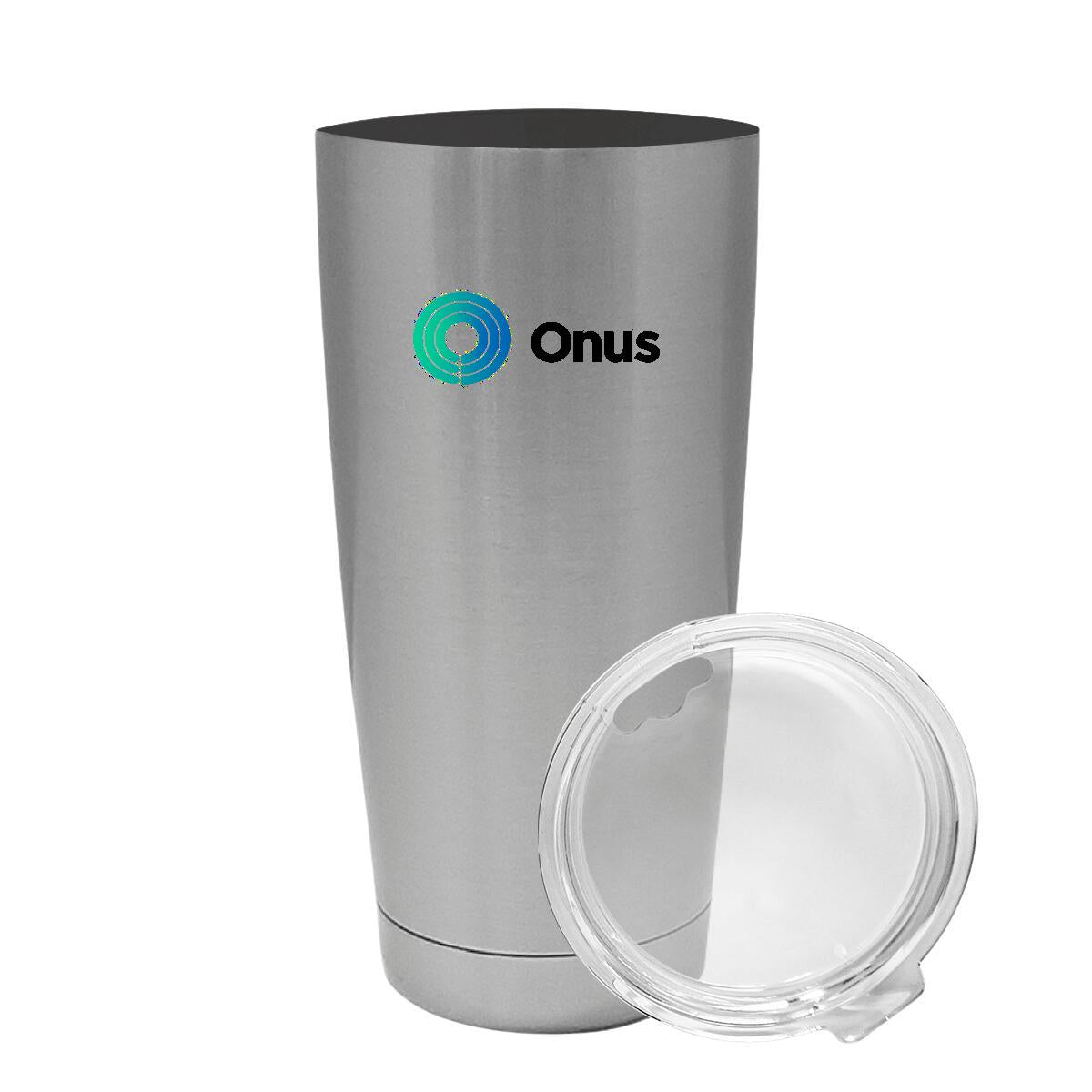 Termo Vaso Térmico 20 Oz Plata Personalizable Logo