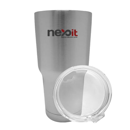 Termo Vaso Térmico 30 Oz Plata Personalizable Logo