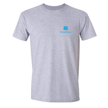 Playera Manga Corta Hombre Gris Personalizable Escudo