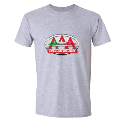 Playera Manga Corta Hombre Gris Personalizable Logo