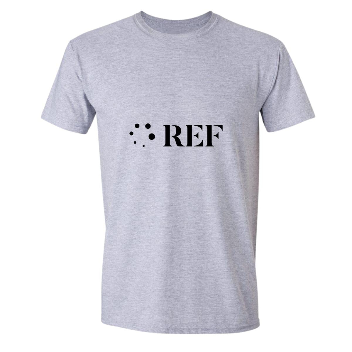 Playera Manga Corta Hombre Gris Personalizable Logo