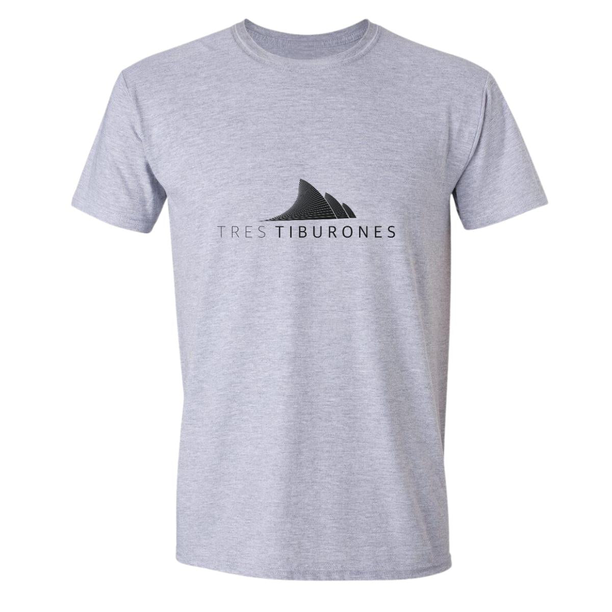 Playera Manga Corta Hombre Gris Personalizable Logo