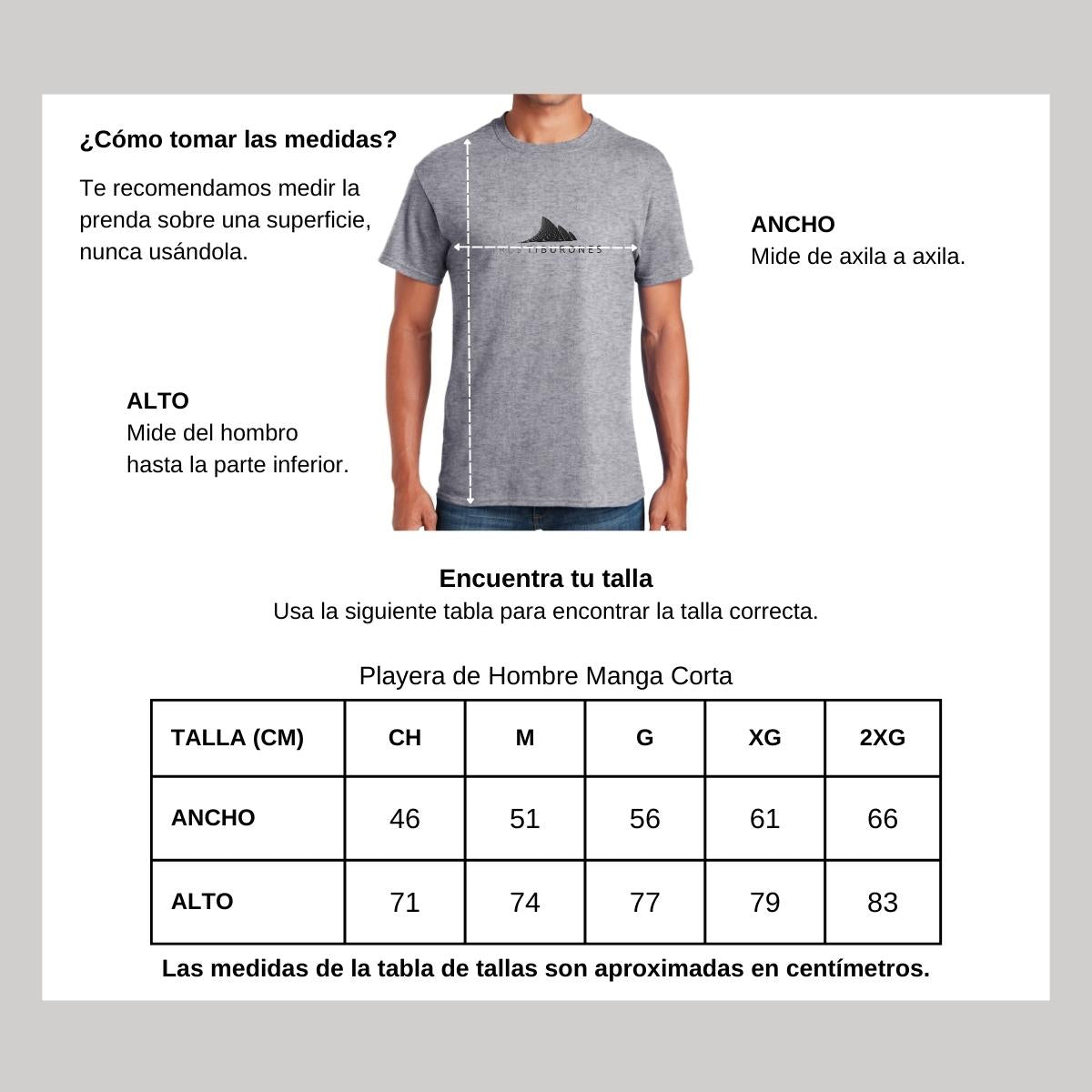 Playera Manga Corta Hombre Gris Personalizable Logo