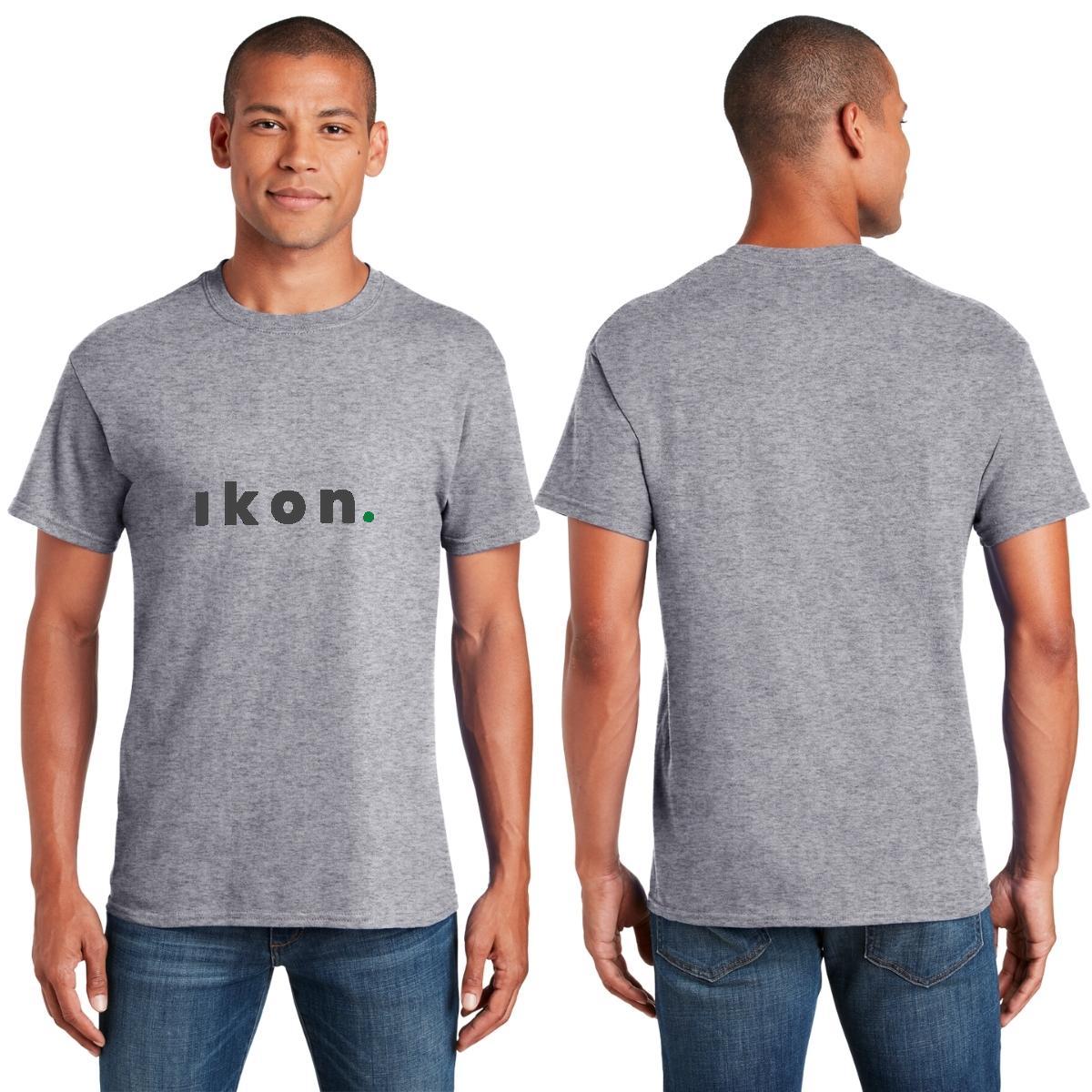 Playera Manga Corta Hombre Gris Personalizable Logo