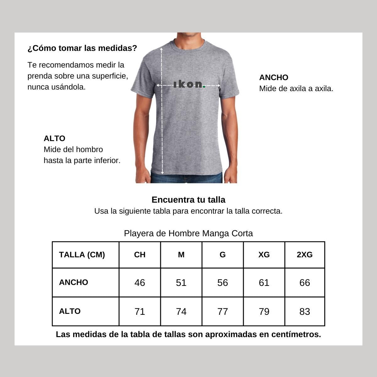 Playera Manga Corta Hombre Gris Personalizable Logo