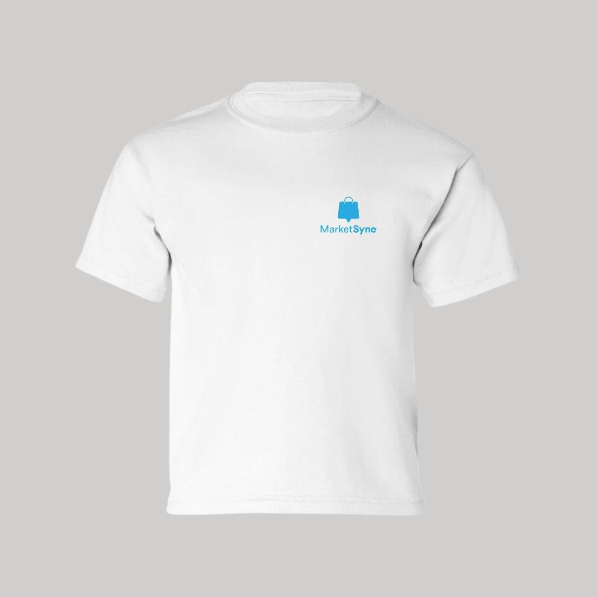 Playera Manga Corta Infantil Blanco Personalizable Escudo