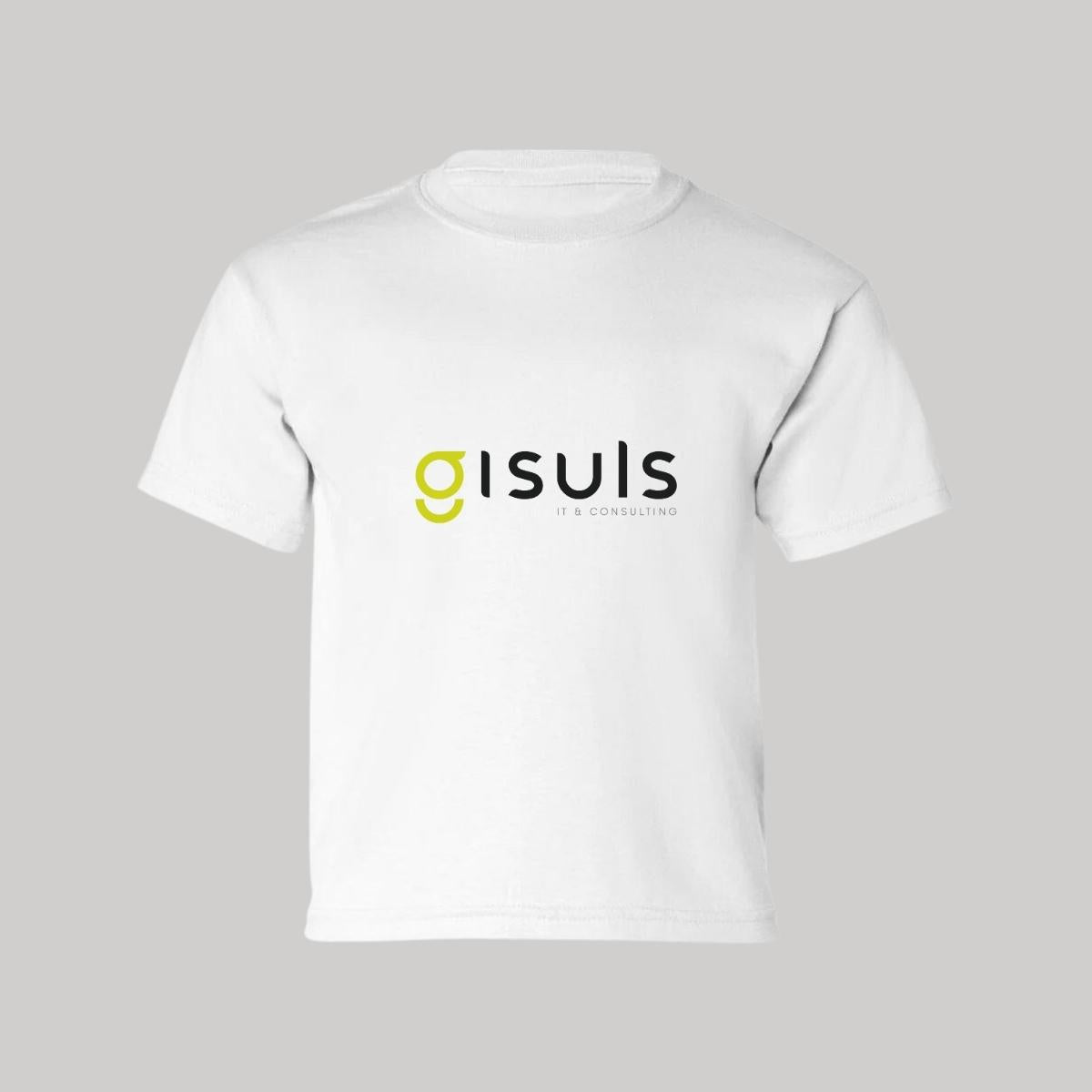 Playera Manga Corta Infantil Blanco Personalizable Logo