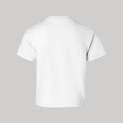 Playera Manga Corta Infantil Blanco Personalizable Logo