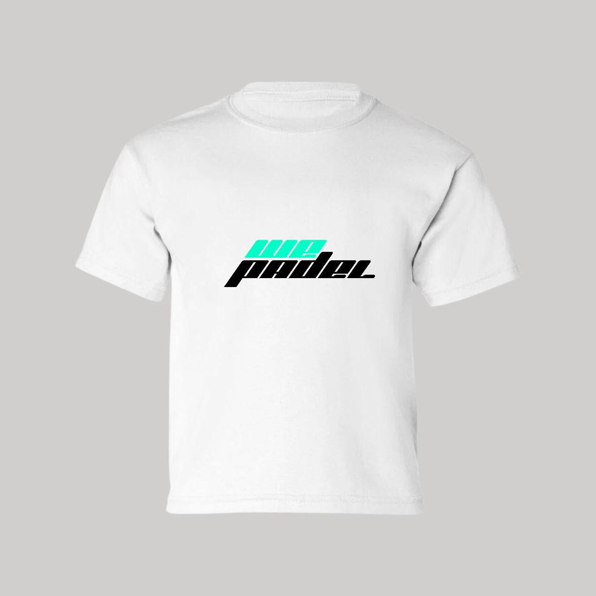 Playera Manga Corta Infantil Blanco Personalizable Logo