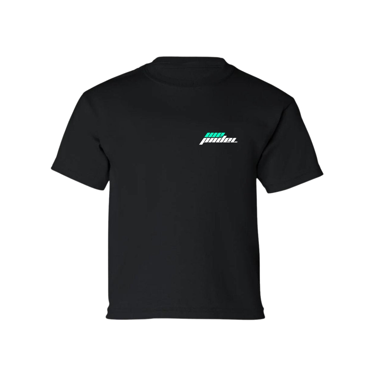 Playera Manga Corta Infantil Negro Personalizable Escudo