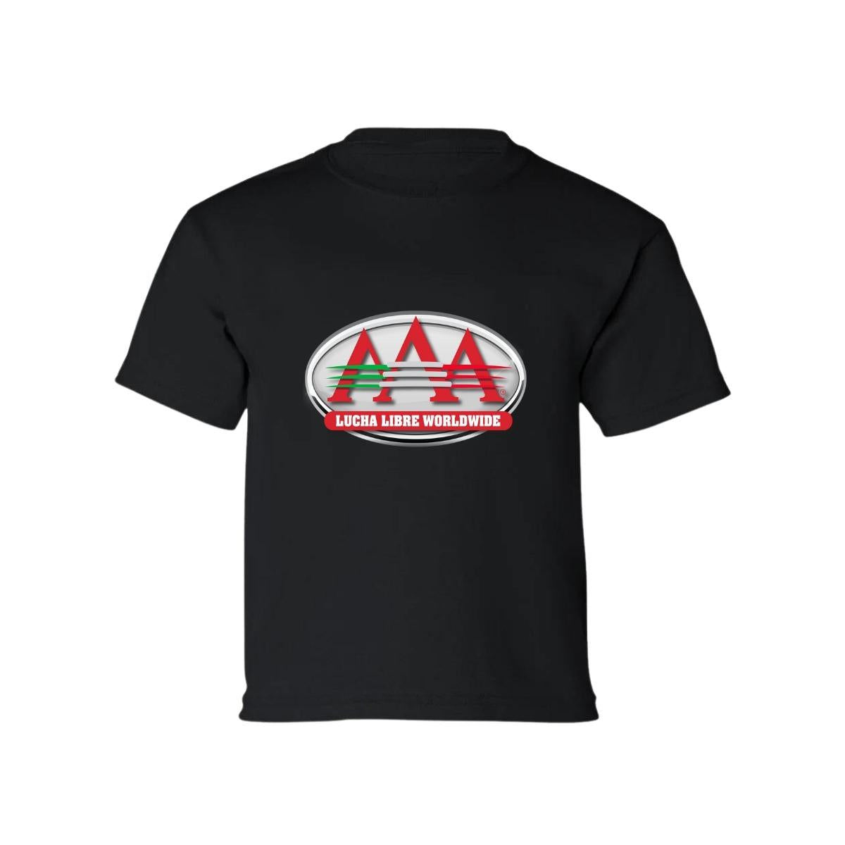 Playera Manga Corta Infantil Negro Personalizable Logo