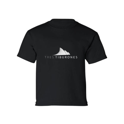 Playera Manga Corta Infantil Negro Personalizable Logo