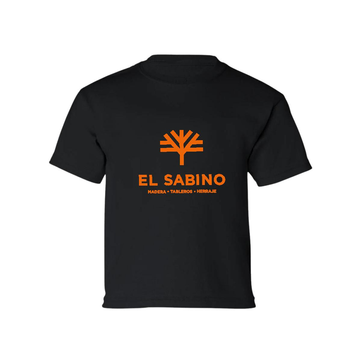 Playera Manga Corta Infantil Negro Personalizable Logo