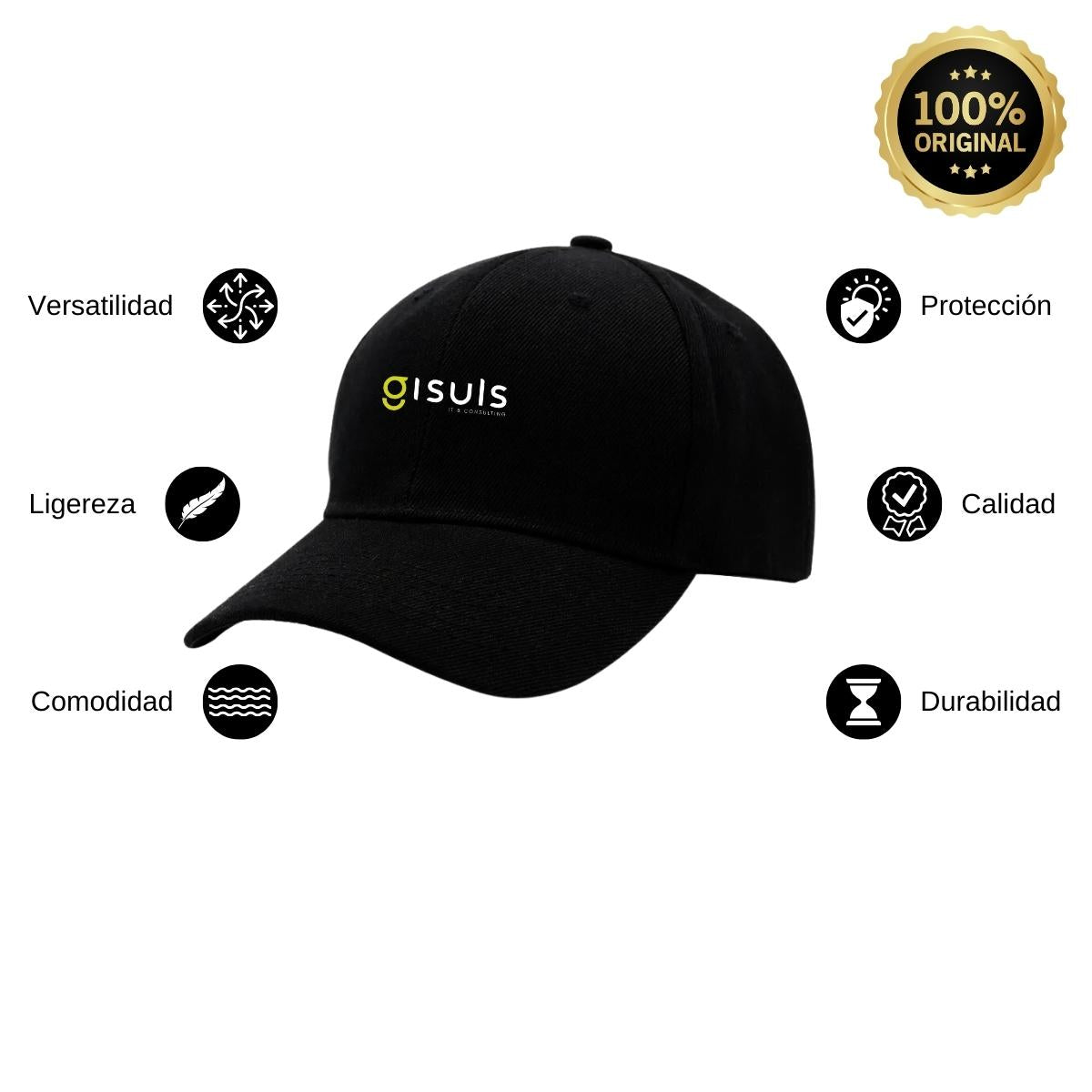 Gorra Negra para Adulto Unitalla y Unisex