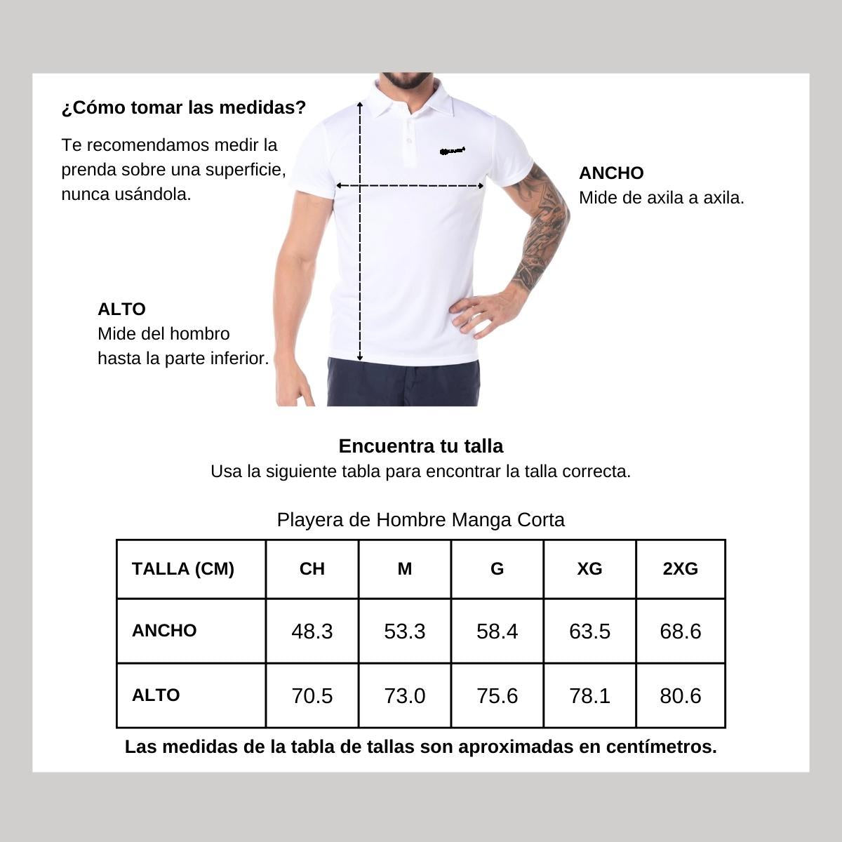 Playera Tipo Polo Hombre Manga Corta Blanco Personalizable Escudo