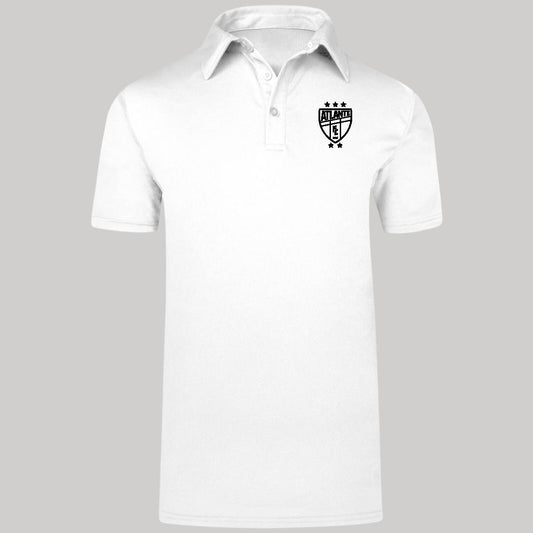 Playera Tipo Polo Hombre Manga Corta Blanco Personalizable Escudo